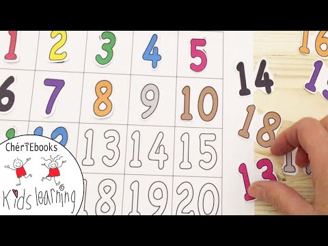 1 to 20 for Toddlers | Count and Write Numbers 1 to 20 for Preschoolers