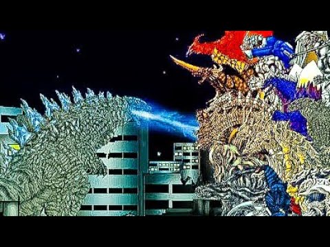 Godzilla 2014 VS All Kaiju Monster Godzilla Daikaiju Battle Royale (ไทย) P_O