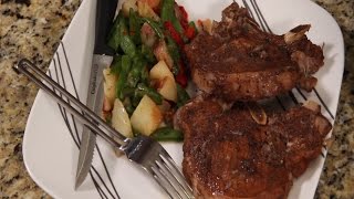 Balsamic Black Pepper Pork Chops - PRESSURE COOKER