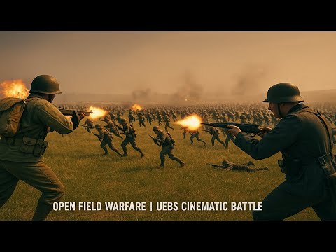 1 Million US Soldiers vs 1 Million German Army – Open Field Warfare | UEBS2 Cinematic Battle