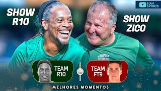 O MELHOR JOGADOR BRASILEIRO APÓS PELÉ CONTINUA ON MESMO APOSENTADO E QUASE FEZ GOLAÇO DO MEIO CAMPO