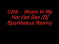 CSS   Music Is My Hot Hot Sex Dj Sparthakus Remix