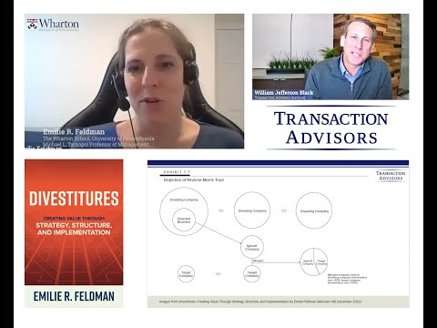Interview with Emilie Feldman on her new book Divestitures | Transaction Advisors Institute