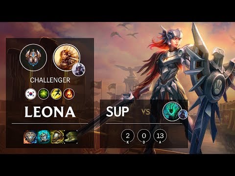 Leona Support vs Thresh - KR Challenger Patch 10.9