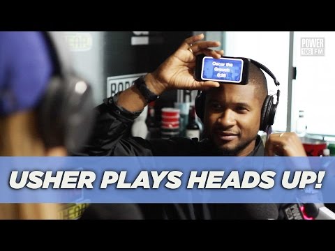 Usher Plays Heads Up!