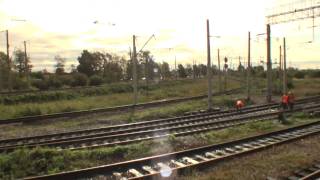 Отправление поезда из Хабаровска.