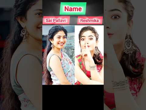 Rashmika vs Sai Pallavi 👑 Real Queen? || South Queens Clash 👑 Rashmika vs Sai. #shortsfeed #shorts