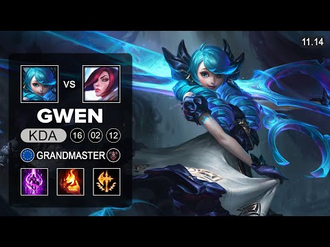 Gwen Top vs Fiora - EUW Grandmaster Patch 11.14
