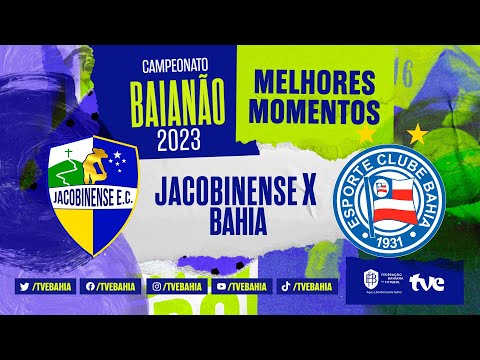 Gols e lances de Jacobinense x Bahia