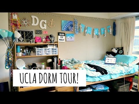 UCLA Dorm Room Tour! (Plaza Double - Rieber Vista) Video