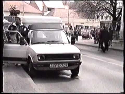 ESZTERGOM (1998) Felborult Tűzoltóautó.