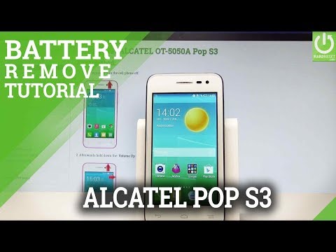How to Remove Battery in ALCATEL Pop S3 - Force Restart / Soft Reset |HardReset.Info