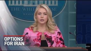 President Trump keeping his OPTIONS OPEN with Iran 