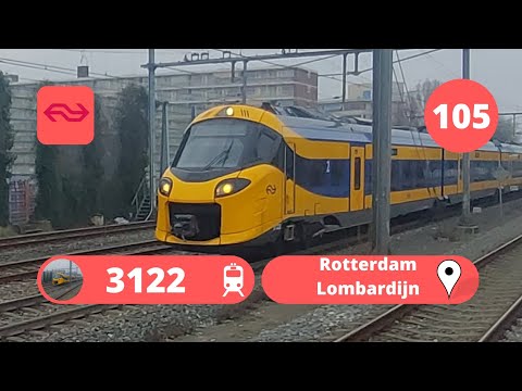 ICNG 3122 raast door Rotterdam Lombardijen als testrit naar Breda | Treinen #105