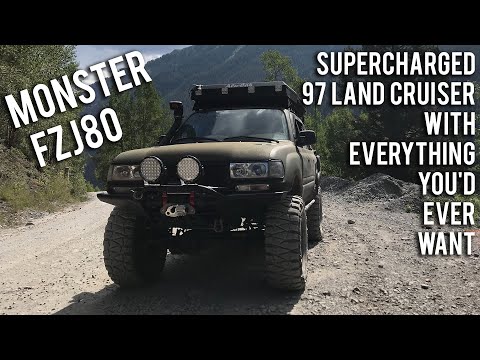 MONSTER Land Cruiser - Supercharged FZJ80 Overland 80 Series Rig Walkaround - Jailbreak Overlander