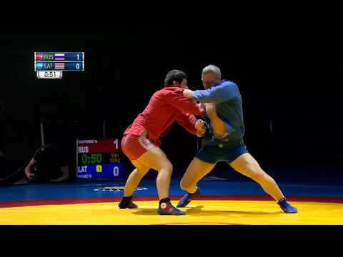 OSIPENKO Viktor (RUS) vs RESKO Viktors (LAT). Sambo World Cup Kharlampiev Memorial 2018
