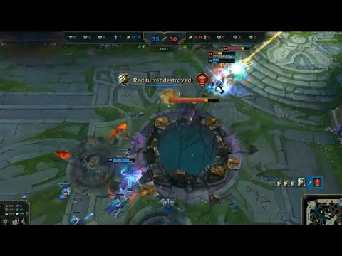 Pentakill and 2 kills under fountain in under a minute