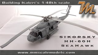 Building Italeri's 1/48 HH-60H Sea Hawk scale model helicopter