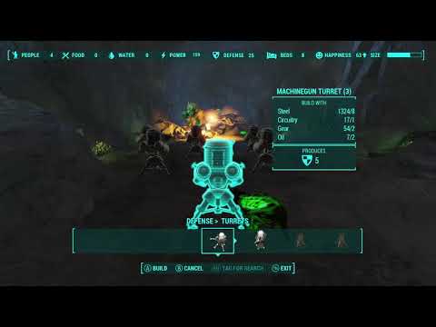 Deathclaw Vs machine gun turrets 🤣