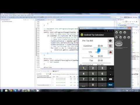 Android Tip Calculator Tutorial Chapter 3 Java Part 19