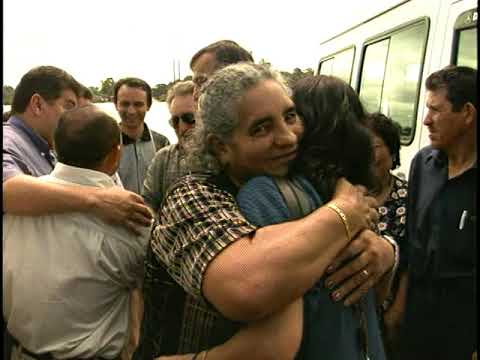 Inauguração unidade básica de saúde em Mazagão Amapá anos 90 Capi Fátima Pelaes 1