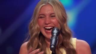 Brennley Brown's Audition Was Her Second in Front of Simon   America's Got Talent 2016 Extra