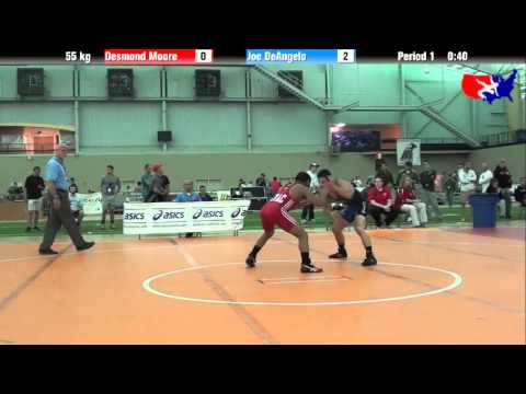 Desmond Moore vs. Joe DeAngelo at 2013 ASICS University Nationals - FS