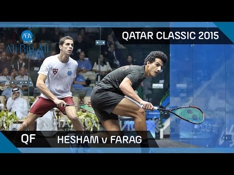 Squash: Qatar Classic 2015 - Men's QF Highlights: Hesham v Farag