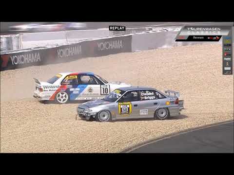 2018 DTM Classics @ Nurburgring - Briggs Crashes Into Hanggartner