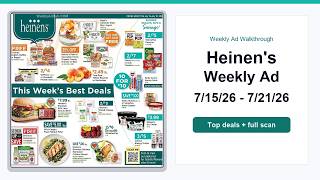 Heinen's Weekly Ad (7/15/26 - 7/21/26) Top 10 Deals