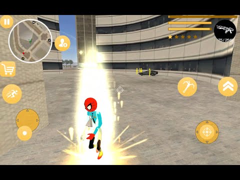 NEW US POLICE STICKMAN ROPE HERO VEGAS GANGSTAR CRIME -Android Game