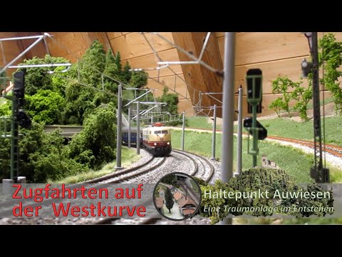 Haltepunkt Auwiesen – Die Westkurve: damals und heute