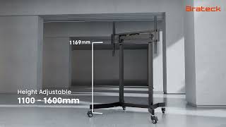 Standard Motorized TV Cart | TTL14-68FW | Brateck