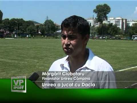 Unirea a jucat cu Dacia