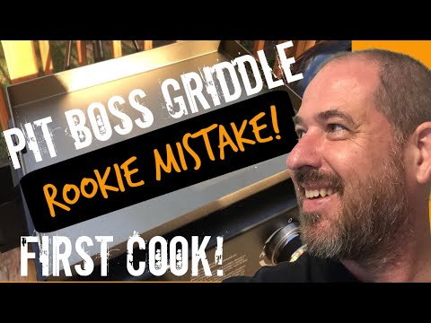 Pit Boss Griddle: First Cook on the Two Burner Tabletop Griddle
