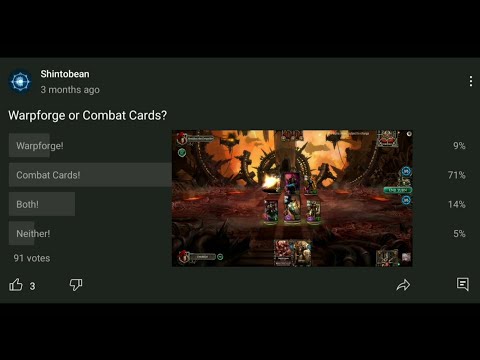 Warhammer Combat Cards: Survey Results!