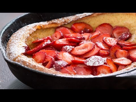 Strawberry Dutch Baby Pancake Recipe