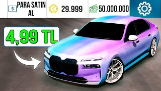 OYUNA SADECE 5TL YATIRIP ZENGİN OLDUM !! Car Parking Multiplayer