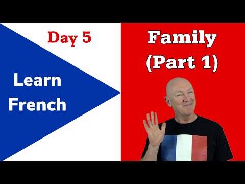 Learn French | Family in French | French Lessons Day 5 | Family in French