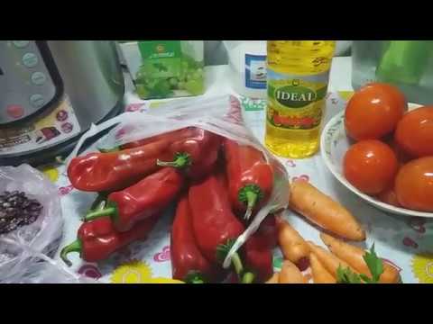 Готовлю на пост горячий салат от Ирины вкусные витамины,.фасоль от Иринки.