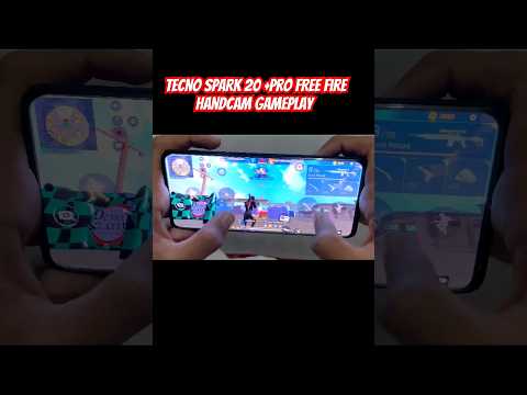 Tecno Spark 20 Pro + free fire handcam gameplay #tecno #spark #20pro+ #freefire #handcam #gameplay