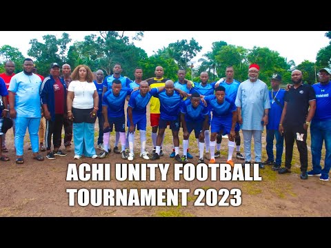 ACHI UNITY FOOTBALL TOURNAMENT 2023 OPENING MATCH AHALI VS ISIKWE