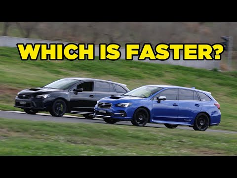 Drag Race & Roll Race | Subaru STI Levorg (FB20+CVT) VS Our Swapped (EJ25+6speed) Levorg