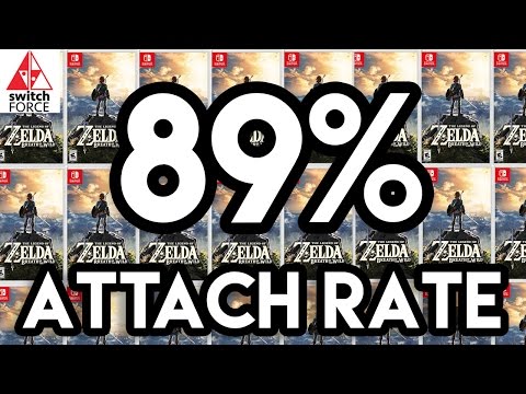 Switch + Zelda Attach Rate Approx. 89% INSANE NUMBER!!