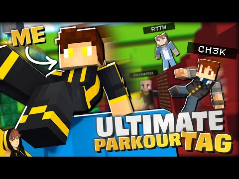 Insane Minecraft Parkour Tag with The Buttery Bois!?