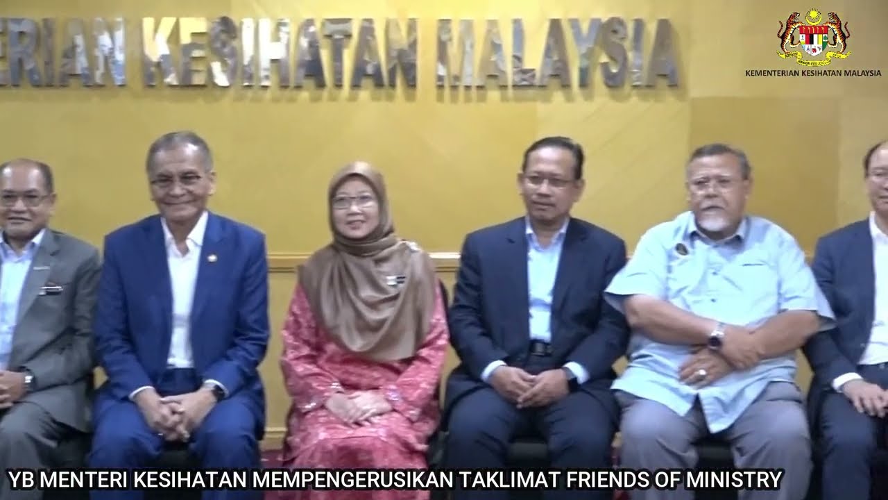 YB Menteri Kesihatan Mempengerusikan Taklimat Friends of Ministry