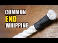 How to Tie Common End Whipping Knot in Rope