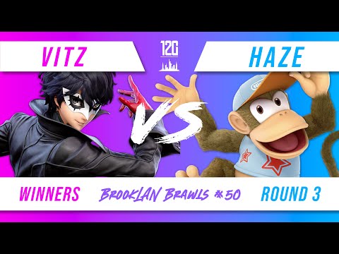BrookLAN Brawls 50 - Haze (Diddy Kong) v. Vitz (Joker) - Winners Round 3