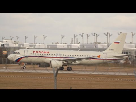 Rossiya Airbus A320-214 VQ-BDR departure at Munich Airport Abflug München Flughafen