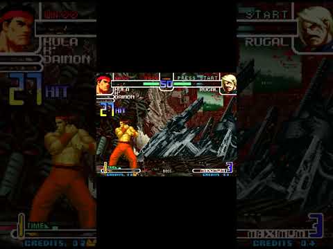 Kula, K & Daimon vs Rugal - KOF 2002 Hack
